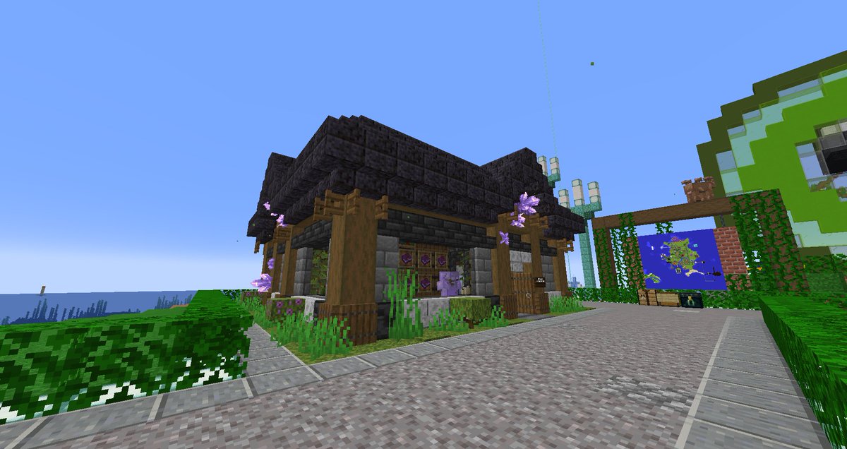MinecraftUnity's tweet photo. There have been so many new stores opening recently in the Shopping District!! They all look fantastic! -Dal

#Minecraft #Hermitcraft #UnityServer https://t.co/gubHV9jbc0