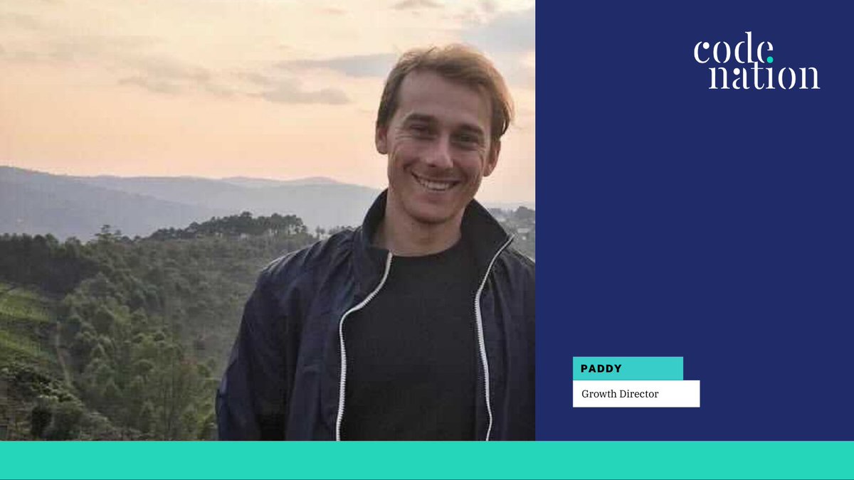 CodeNationCrew's tweet image. Meet Paddy, Code Nation&apos;s Growth Director who is passionate about fighting economic inequality. He thrives on spending his days working with progressive political groups like @CatalystMiami to advance their strong social welfare programs.

#SocialJustice  #DoWhatYouLove