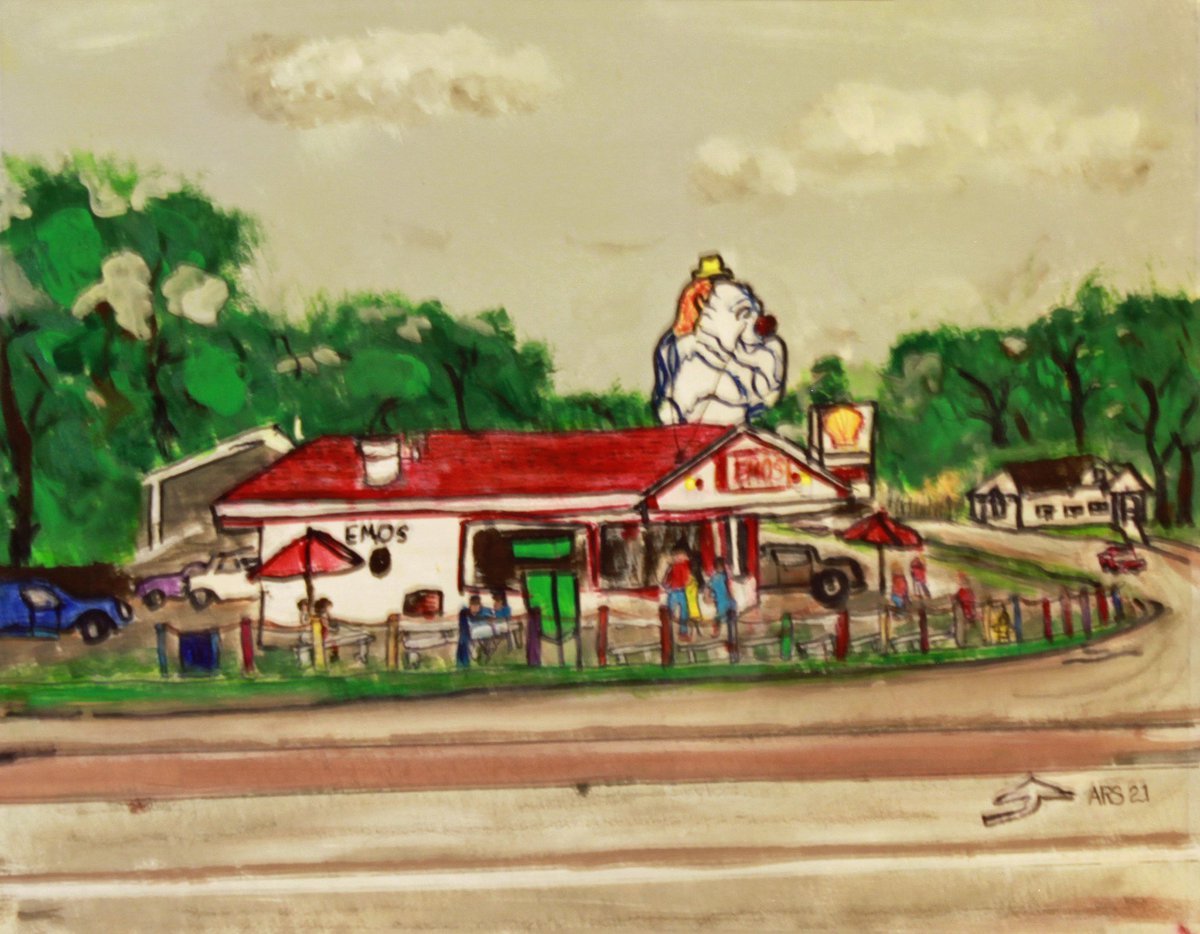 AlanArnell's tweet photo. Emos Ice Cream Stand  11 x 14 Acrylic on paper

https://t.co/zziq7Rk04T

#AlunArnell #abstractart #art #abstract #fineart #drawing #arte #abstractexpressionism #artcollector #design #arts_moonlight #streetart  #contemporarypainting #artforsale #gallery #kunst #impressionismart https://t.co/VJx3CSGUyx