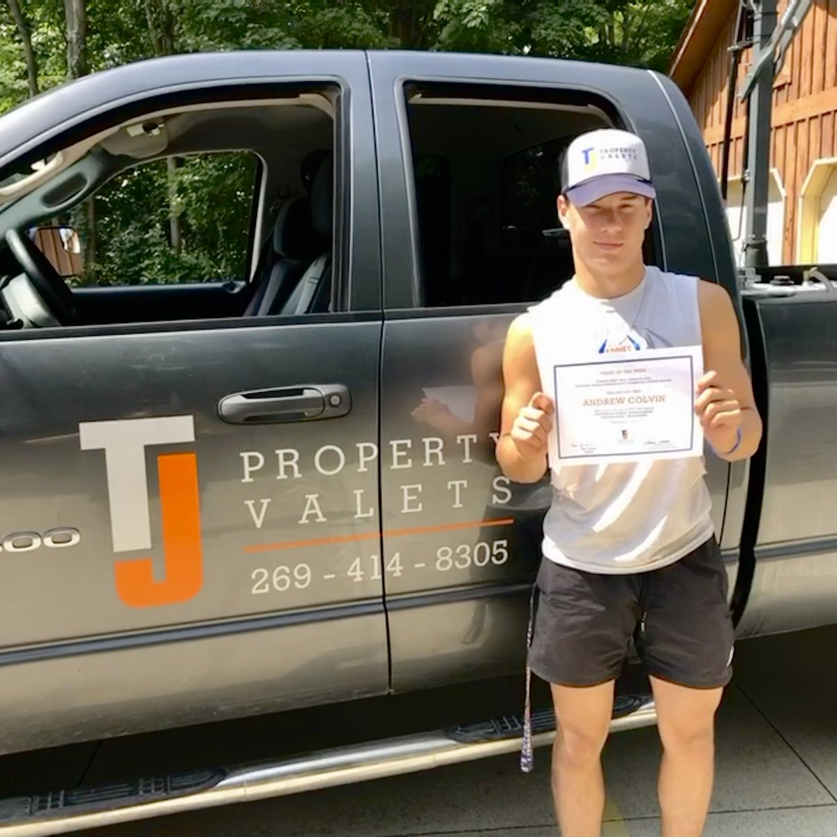 We congratulate <a href="/andrewcolvinn/">Andrew Colvin</a> for being our TJ Valet of the Week! 

Andrew always gives his best effort at every job. Thank you for setting a great example! Keep up the great work 💪🏻🔥😎💯

#tjlr #puremichigan #SWmichigan #employtheyouth #employcasscounty  #lakelife #lakerentals