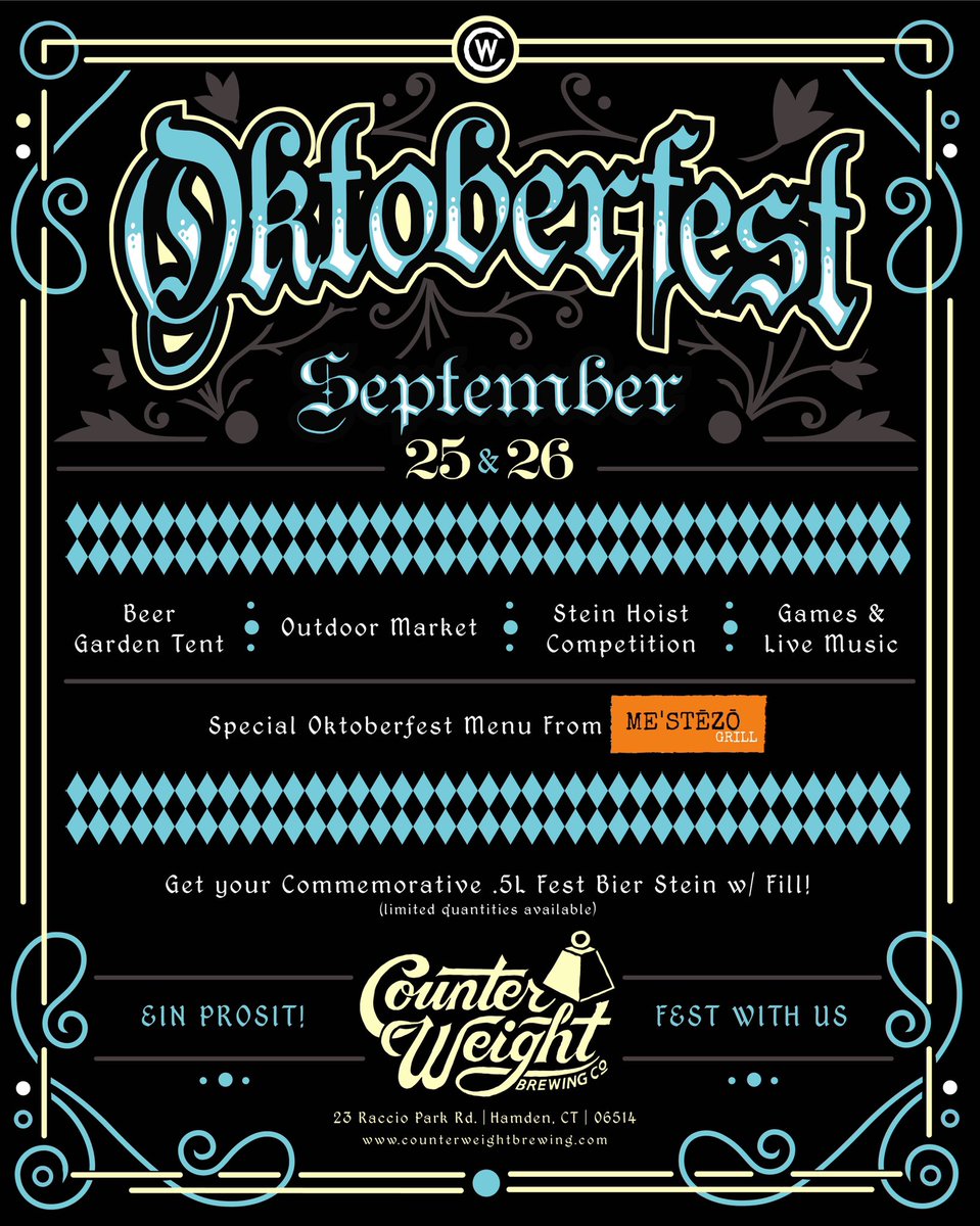 Join us Saturday, September 25th and Sunday, September 26th for Oktoberfest!

    Keep your eyes open for exciting information around the event as we close in on the dates...

Save the date and come join the fun!