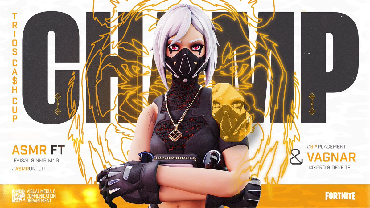 “CA$H” IS HIS MIDDLE NAME

Our Tiger <a href="/fthimself/">فيصل</a> Placed 🥇 in ME Trios Cash Cup

@vagnaR11 Placed #9th Aswell
#ASMRTigers