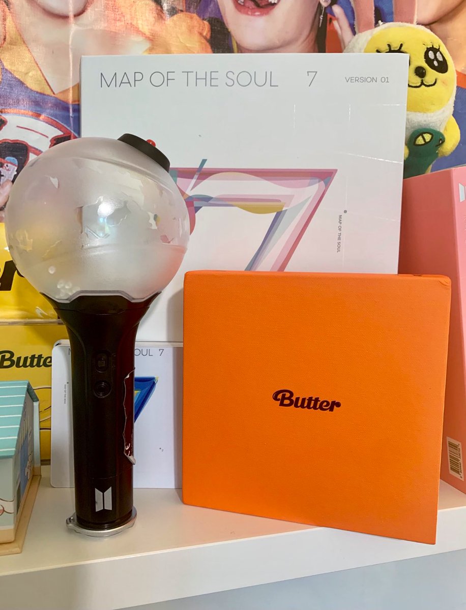 icedkookielatte's tweet photo. BTS BUTTER GA 
-Retweet and follow me 
-Screenshot notifications are on 
-Reply with where you're from
-Comment a meme 
-WW shipping / Ends on Jungkook's bday! 

[Photo credit: Taken by me!] https://t.co/FN7ZGLP8wi