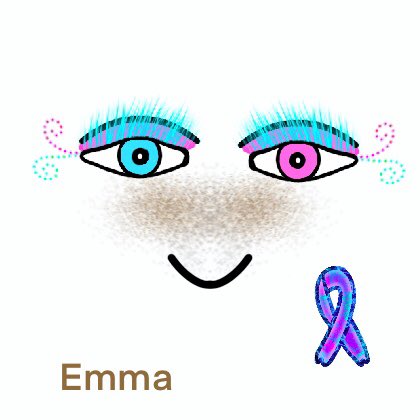 Emma05033368's tweet photo. New faces of disability ribbons these are Brain Disability cancer leukemia and asthma @nightbarbie @KateKa22 @ItzDrEv1l #royalehighface #RHTC #royalehigh https://t.co/NcrzYamLRt