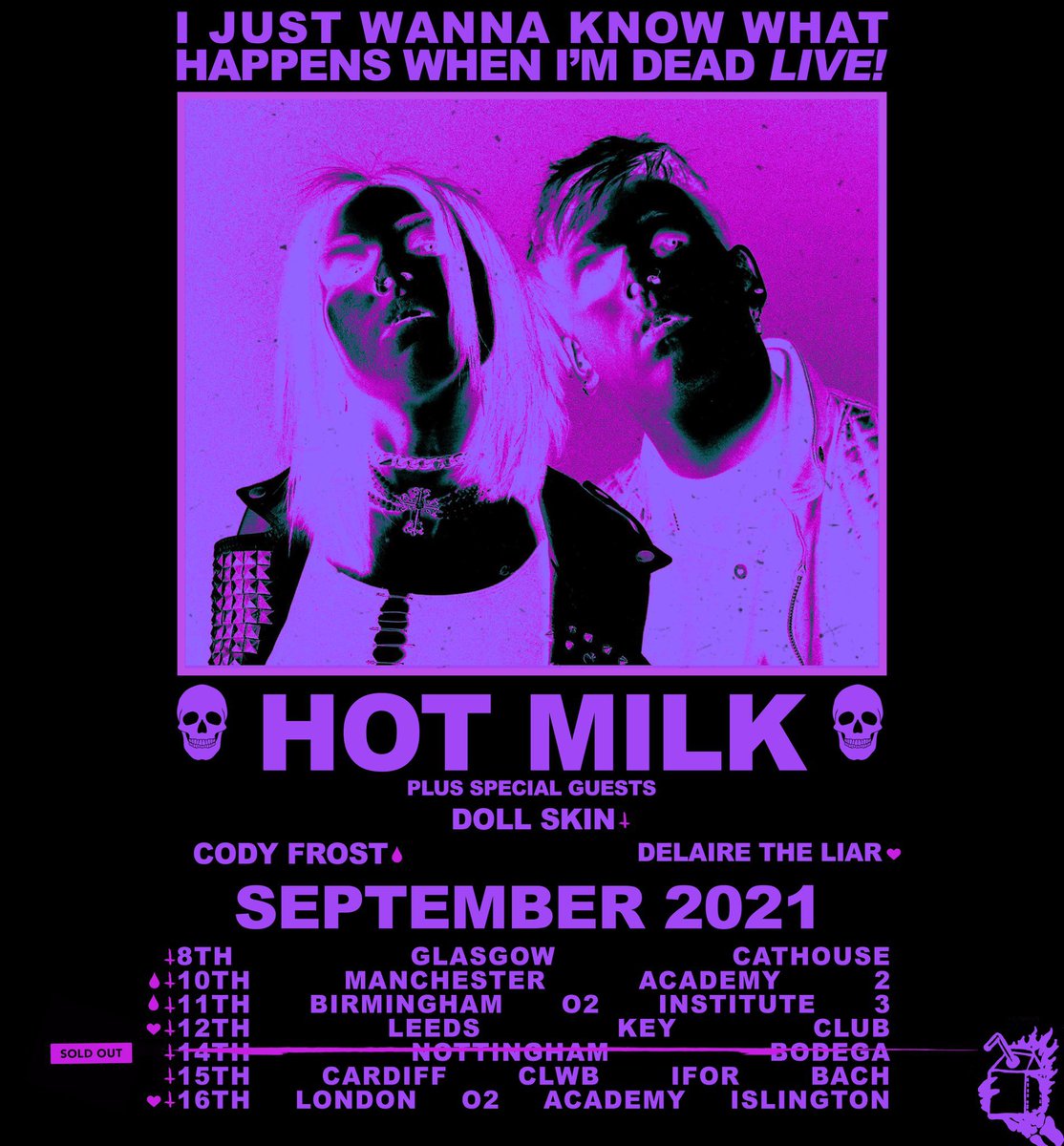 Tomorrow starts my first music tour back. Never thought the day would come. Will be out in the UK with <a href="/DollSkinBand/">Doll Skin</a> till the 10th doing cool things in between :) Life is good again