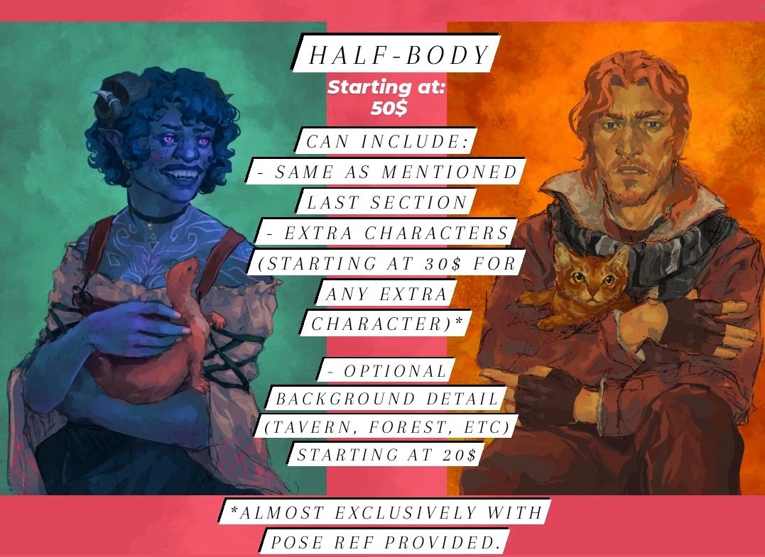 GhostDraCos's tweet photo. Commissions are open babyy 🤩
Only opening 2 slots for now, If you're interested DM me here or on insta!
More info on my ig (@/GhostDraArt) 
Rts appreciated! 💞 https://t.co/WYhcOXXZQT