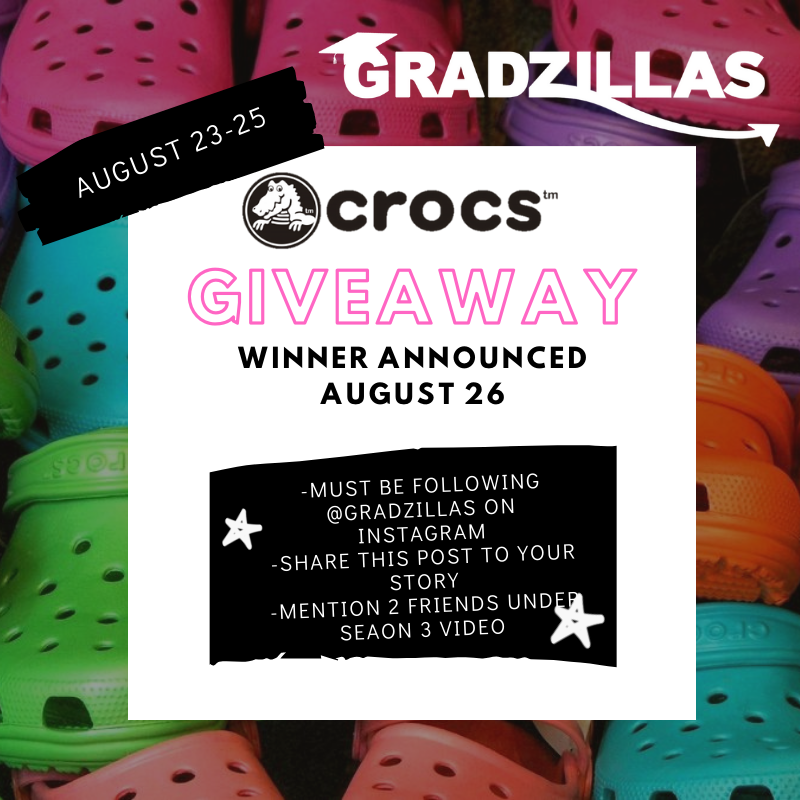 Gradzillaz's tweet photo. Class is officially in session ⏰ We're kicking off this semester by giving away a FREE pair of Crocs! For your chance to win, head over to our Instagram account now! #famu25 #famu24 #famu23 #famu22 #famu21 #gradzillas #hbcugiveaway
https://t.co/e9jvSduF6t https://t.co/84GmJ1yFr1