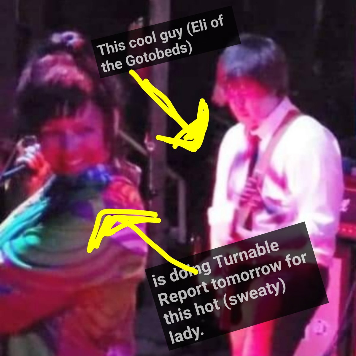 Courtesy Desk (@courtesydesk) on Twitter photo Prepare for a spicy Tuesday morning! Eli of <a href="/The_Gotobeds/">GTB GTB GTB</a> is Turntable Report pinch hitting for me and it is gonna rule. Prepare for a spicy Tuesday morning! Eli of <a href="/The_Gotobeds/">GTB GTB GTB</a> is Turntable Report pinch hitting for me and it is gonna rule.