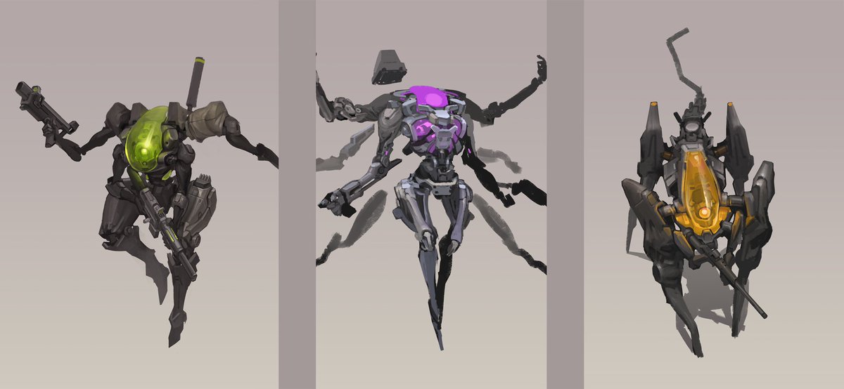 Mechvermi's tweet image. colorbot series sketch