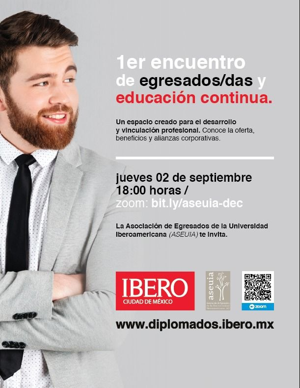 Iberomeneses's tweet photo. 1er encuentro de egresados/das y educación continua.
zoom: https://t.co/X3E3Jt2gqh
#FundIberoMeneses #ASEUIA https://t.co/tnwqYSHOXH