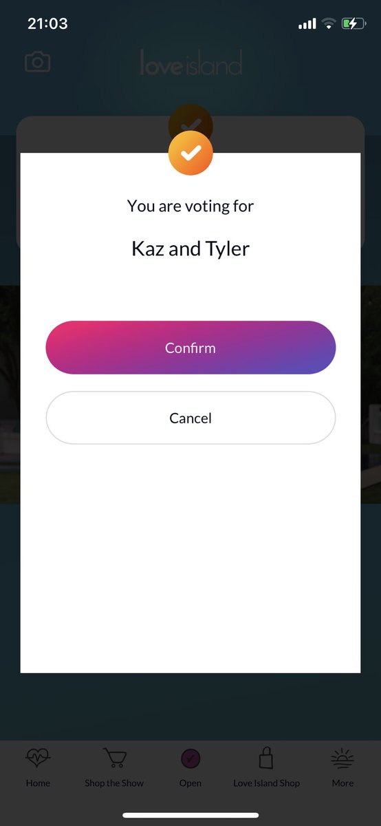 jeeithaa's tweet photo. please this is your reminder to vote Kaz and Tyler #LoveIsland https://t.co/Q9vIYXB23F