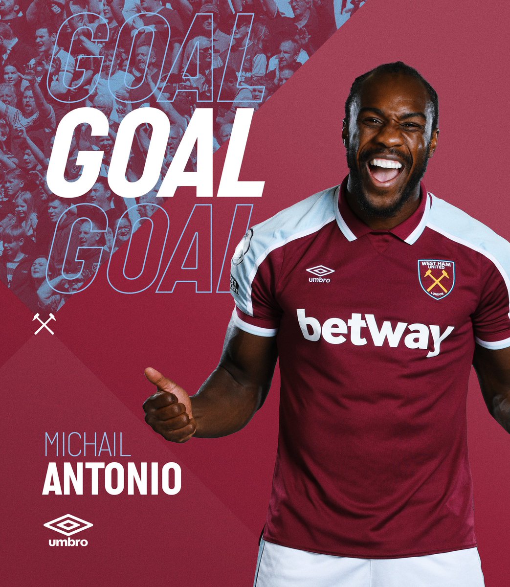West Ham United On Twitter That Man Again Two In Four Minutes Coufal Plays Antonio The Ball And He Takes A Brilliant Touch To Lift It Over The Defender And Score