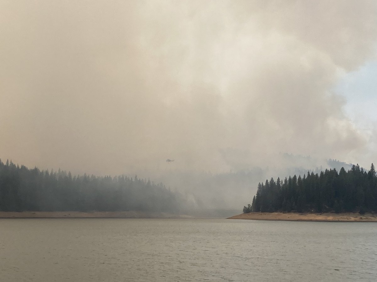 TKrnv's tweet image. #CaldorFire Photos from sly Park recreation area