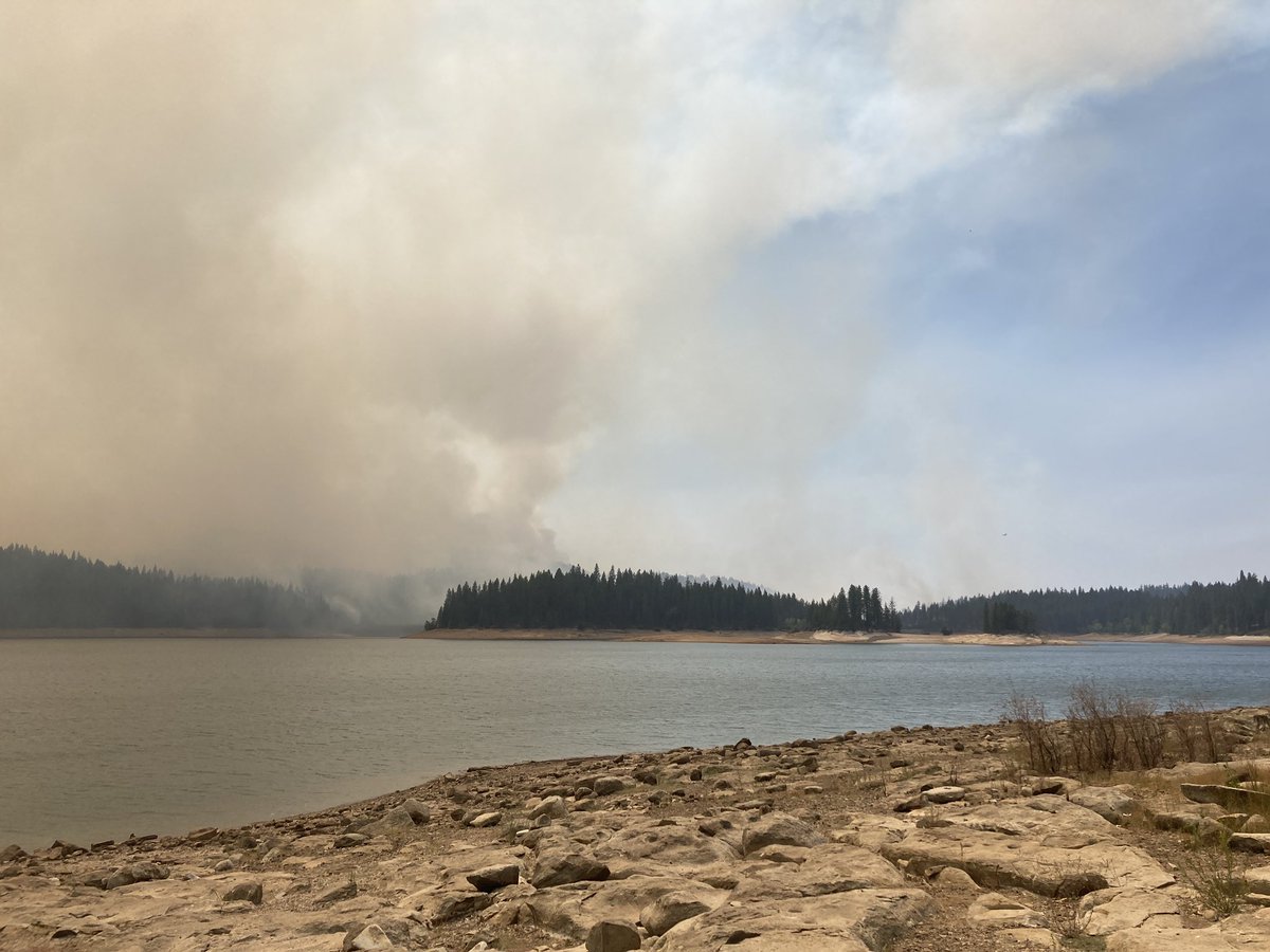 TKrnv's tweet image. #CaldorFire Photos from sly Park recreation area