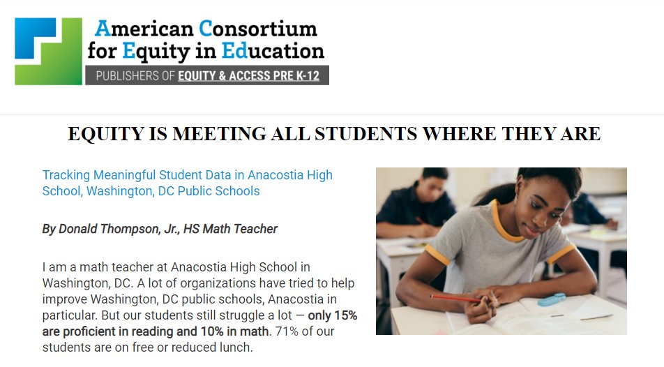 theGwordfilm's tweet photo. Tracking Meaningful Student Data in Anacostia High School, Washington, DC Public Schools: https://t.co/LQwkHZh82B - By Donald Thompson, Jr., HS Math Teacher via @access2equityed
h/t @JonathanPlucker #TheGWord #GiftedIsLocal #education #edequity https://t.co/9RWNumxtVh