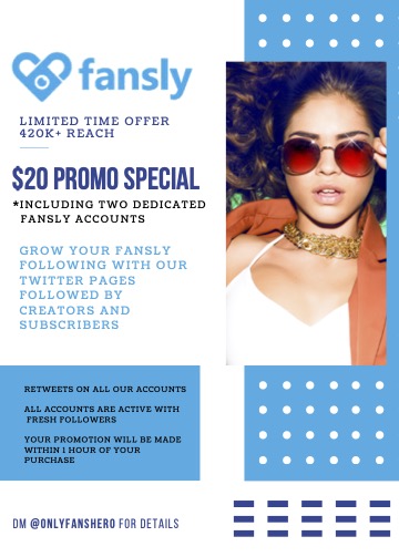 🎶1/2 Off Your Promo - $10 if you follow this Page and @fanslynewbie.

😍DM for details!😍
