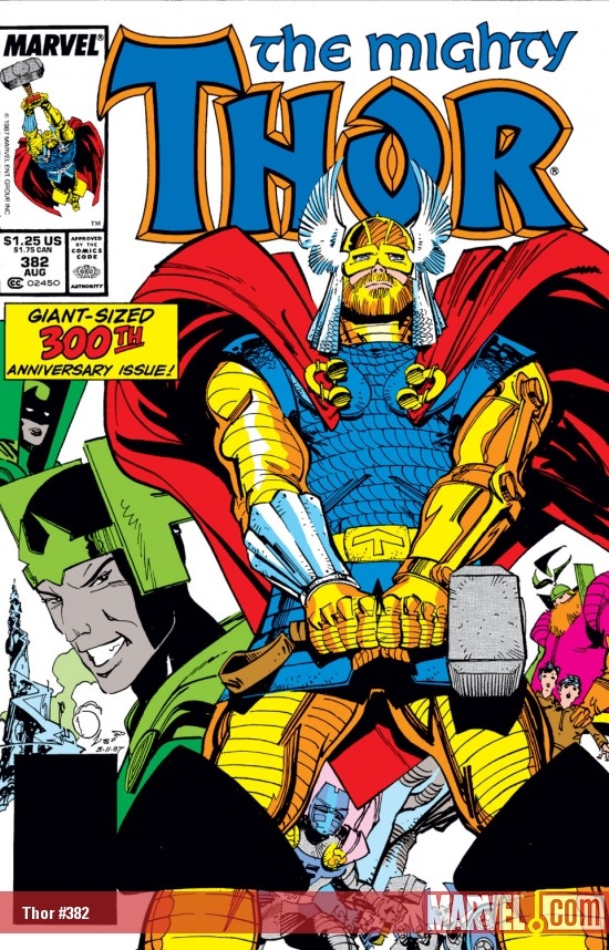 Thor #382-385 from August-November 1987. https://t.co/UhapgvO4Oe