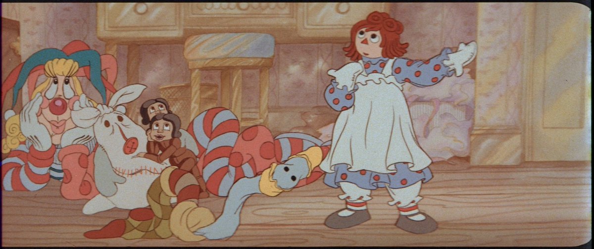 Raggedy Ann &amp; Andy: A Musical Adventure 1977 35mm HD

Transferred from 35mm film in UHD and restored by Helge Bernhardt and Garrett Gilchrist.

archive.org/details/ragged…