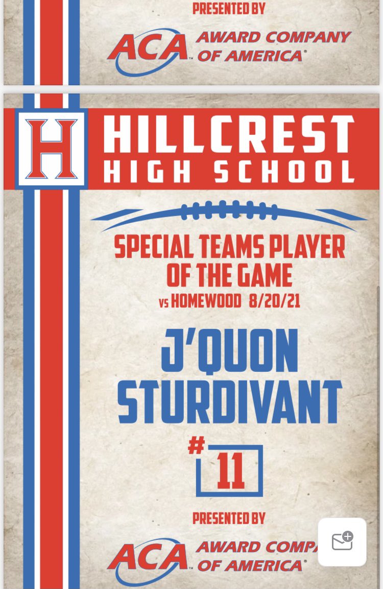 bthomasj26's tweet photo. Come see these three outstanding players receive their awards at Walton’s at “The Hillcrest Huddle” Tuesday night @ 7 pm! @_FootballFriday @guy_3g @HHSPatsFootball @bamafootball @Baseball_Pats @coachbrad10 @hillcrestpats @hhspatssoccer @hillcrestpats @DavidRDuBose1 https://t.co/L9CpbNB9MH