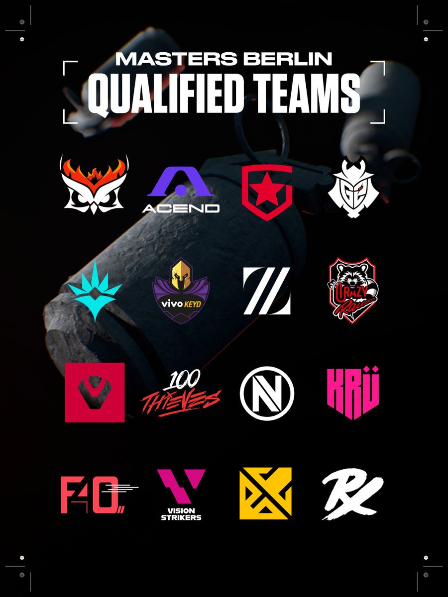 The teams are locked in for #VALORANTMasters Berlin! 🔒

Who's on your watch list?