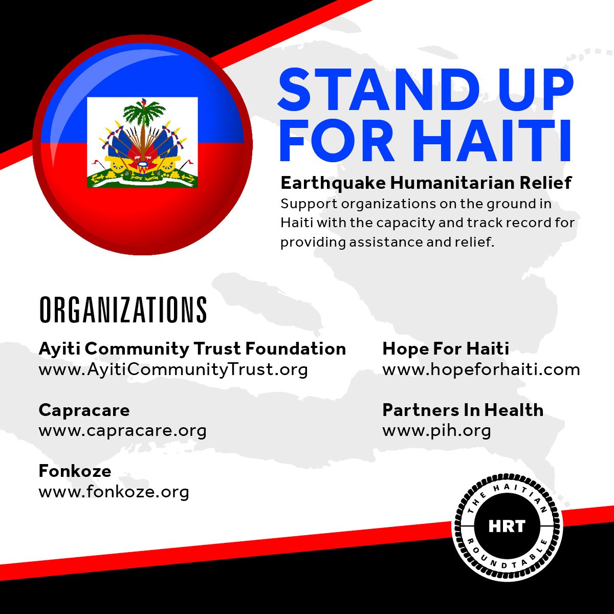Let's help Haiti to recover, become more resilient and heal.