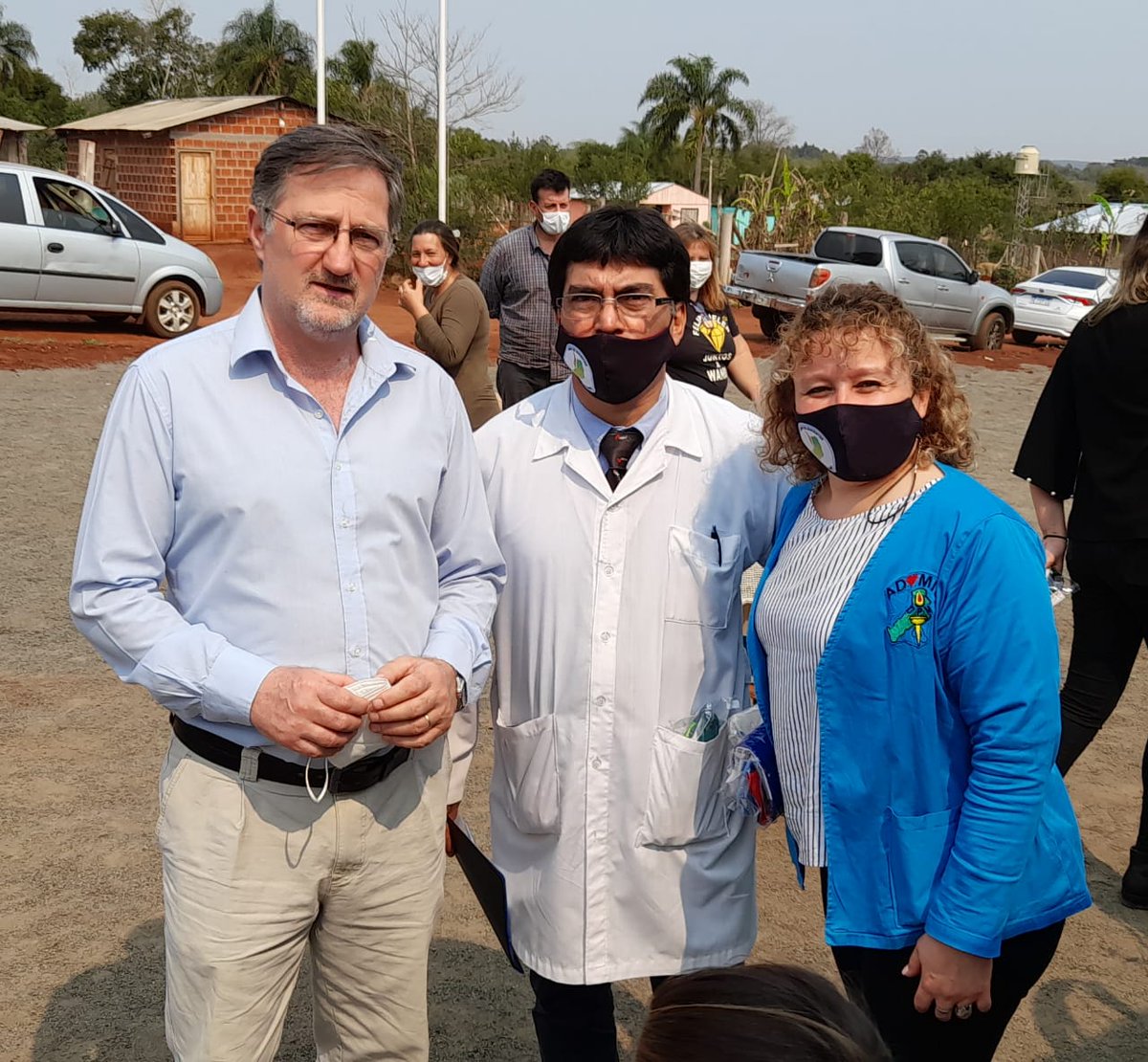 BoveroEdith's tweet photo. Durante la mañana de hoy acompañamos en representación del Secretario general de UDPM el prof. Rubén Darío Caballero, el acto de Inauguración del aula satélite " Dr. Felipe Jelen" dependiente de la Escuela 401 de Wanda.
Felicitaciones y muchos éxitos  @grillo141 @fabianchilipank https://t.co/1Wdh9lbwJq