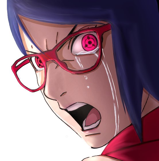 iryoninn's tweet photo. Um coloring q eu fiz da Sarada https://t.co/WJSlgSCCsZ