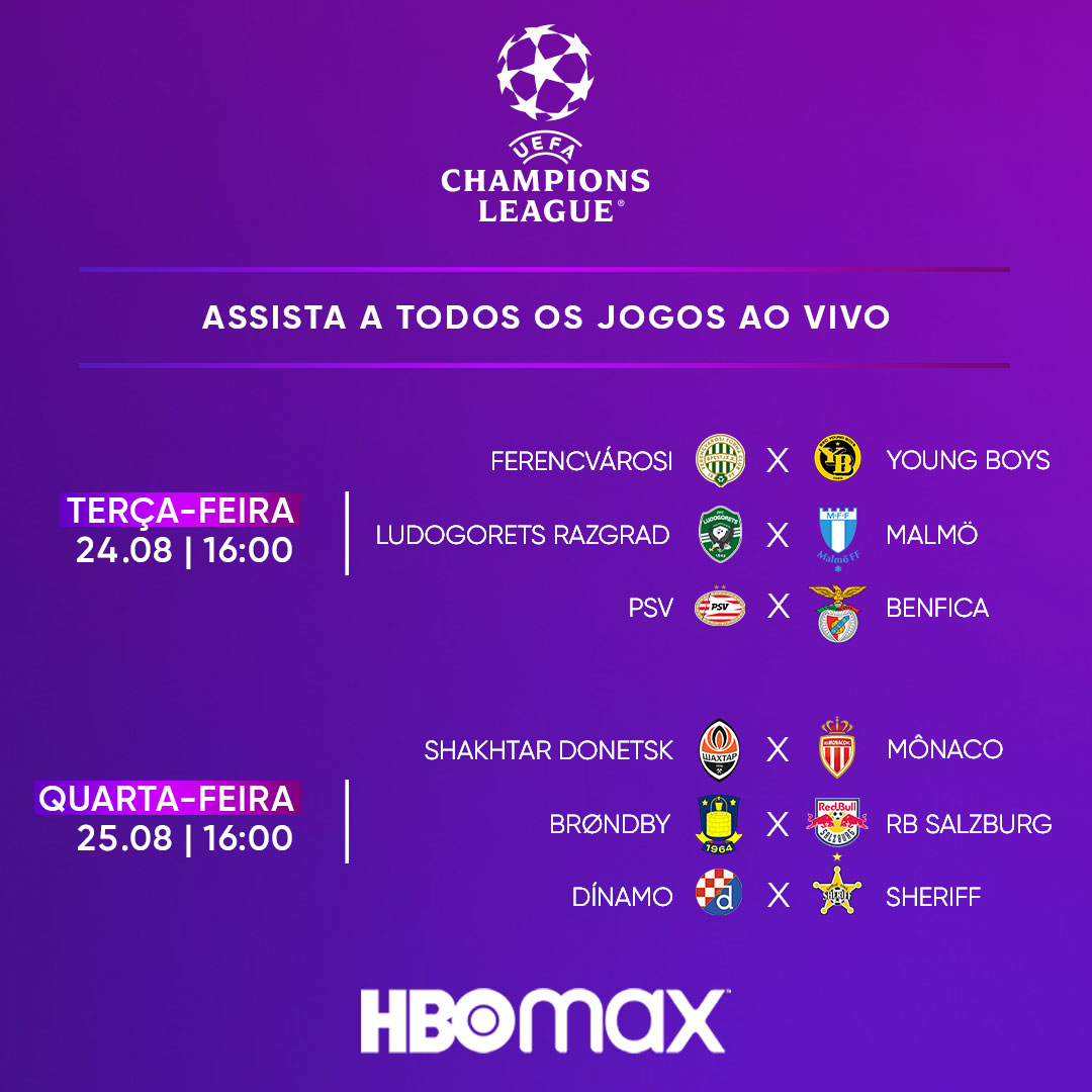 HBO Max Brasil on X: Todos os jogos da Champions ao vivo, só na HBO Max.  Assine agora. / X