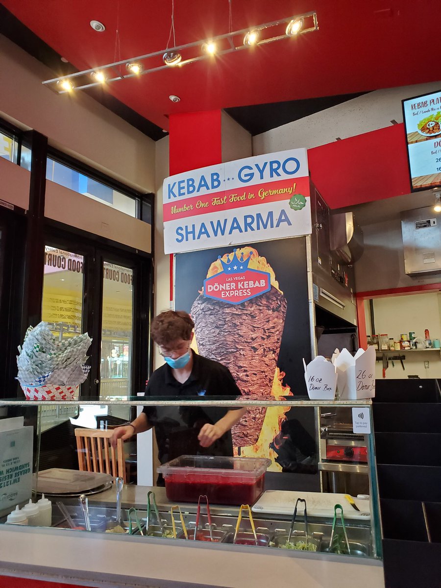 LVHelpGro's tweet photo. https://t.co/4FgU4OKLXO Sometimes it is more sustainable to eat your 🎨 Art. This is a German, Turkish, Ottoman Empire, Prussian fusion palette pleaser. Comfort food for me. Inside International Food Court @FSELV #Neonopolis cc @VitalVegas @eatinglasvegas https://t.co/WIUTXehLZf