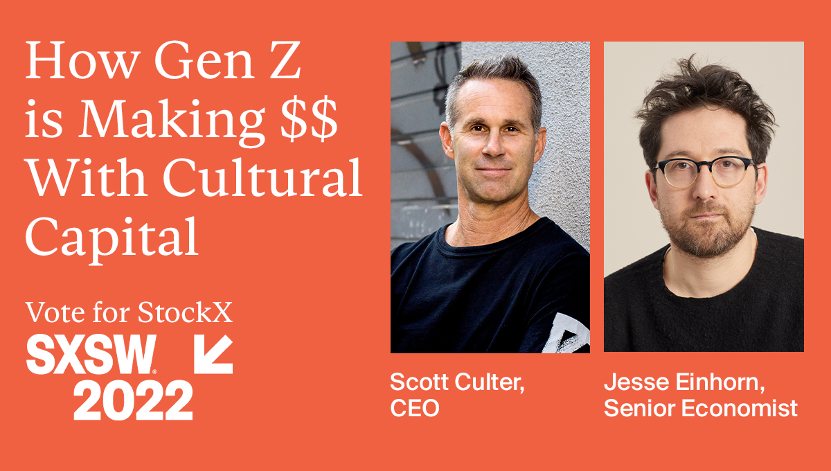 stockx's tweet photo. Wanna see StockX at #SXSW2022? It’s not too late to vote.
Hear Scott Cutler (@cutlerscott) and Jesse Einhorn (@silverbird5K) discuss the rise of unconventional investments like sneakers and collectibles 📈
Voting ends August 26: https://t.co/Zk7Bj2sLYx https://t.co/ISRBY7Co3U