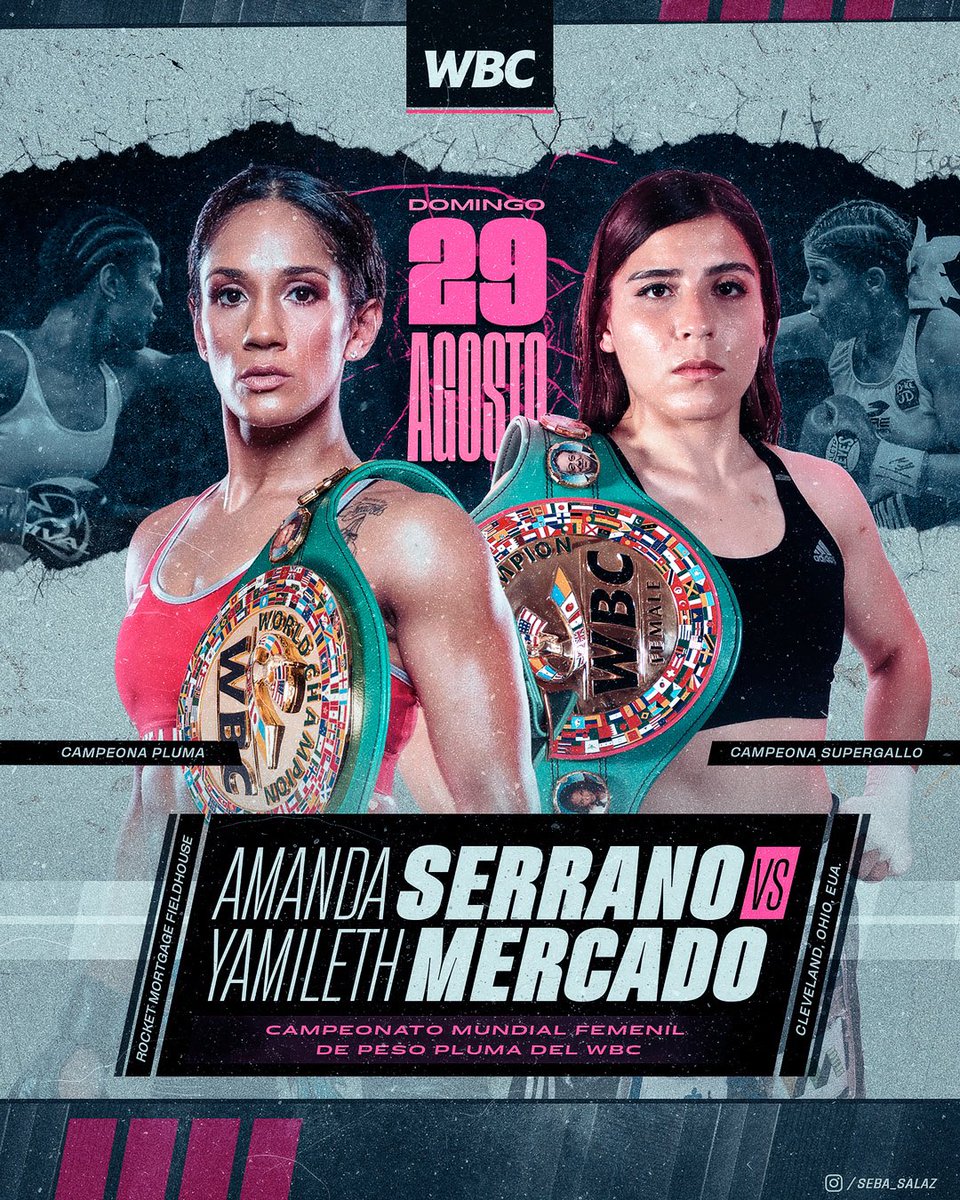 Champion vs Champion! 
I’m defending my @wbcboxing @worldboxingorg &amp; <a href="/IBOBoxing/">IBOBoxing</a> titles vs the 122lb WBC Champ Yamileth Mercado she Young, Strong &amp; Hungry BUT I’m Not ready to past the torch to any1 Yet! 
So: Tune into @showtimeboxing PPV this Sunday.
I’m coming back w/my Belts 😉
