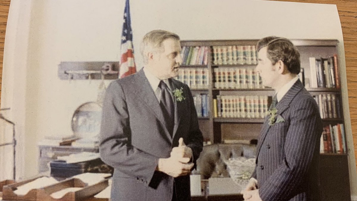 Visited the #Minnesota Historical Society today &amp; was shown a photo from its collection of Vice-President Mondale (a Minnesota native) with one of my predecessors as Ambassador <a href="/IrelandEmbUSA/">Embassy of Ireland, USA</a>, Seán Donlon. The photo was taken on St Patrick’s Day, 1979.