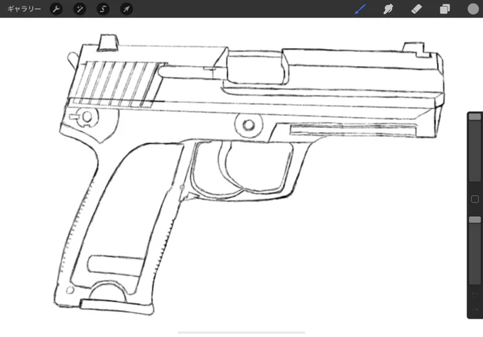 今日の #朝活 No.380

今日は前ちょっと描いていたものに手を加えました。

急に銃を描きたくなったので、USPを描きました。

#イラスト好きな人と繋がりたい 
#絵描きさんと繋がりたい
#今日の積み上げ
#イラスト 