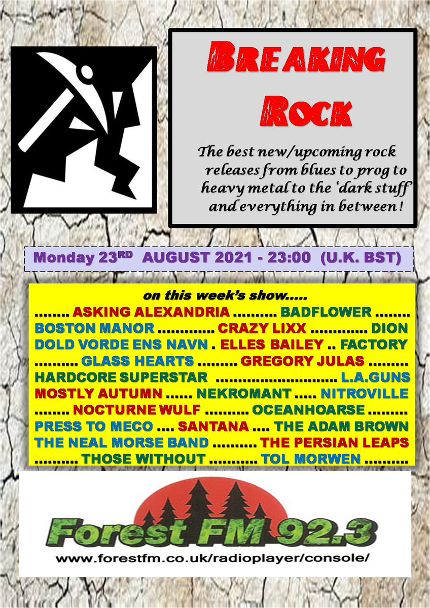pjbreakingrock's tweet photo. now playing on air with @pjbreakingrock #radioshow @ForestFM ... #London #southernrock band @Nitroville with #NoGameOfChance from upcoming 3rd album #TenChapters (no release date yet) stream now https://t.co/sjudUtZAIW https://t.co/ln4UlNiUH0