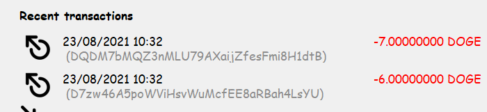 CrytoExodus's tweet photo. Weekly payment resumed ! 2 player received their #DOGE ! You can play to ean too ! ^^ Friendly withdrawal 5 DOGE payment every mondays! #Play2Earn  https://t.co/4sbPMUvExW https://t.co/Onnp5rRc7A