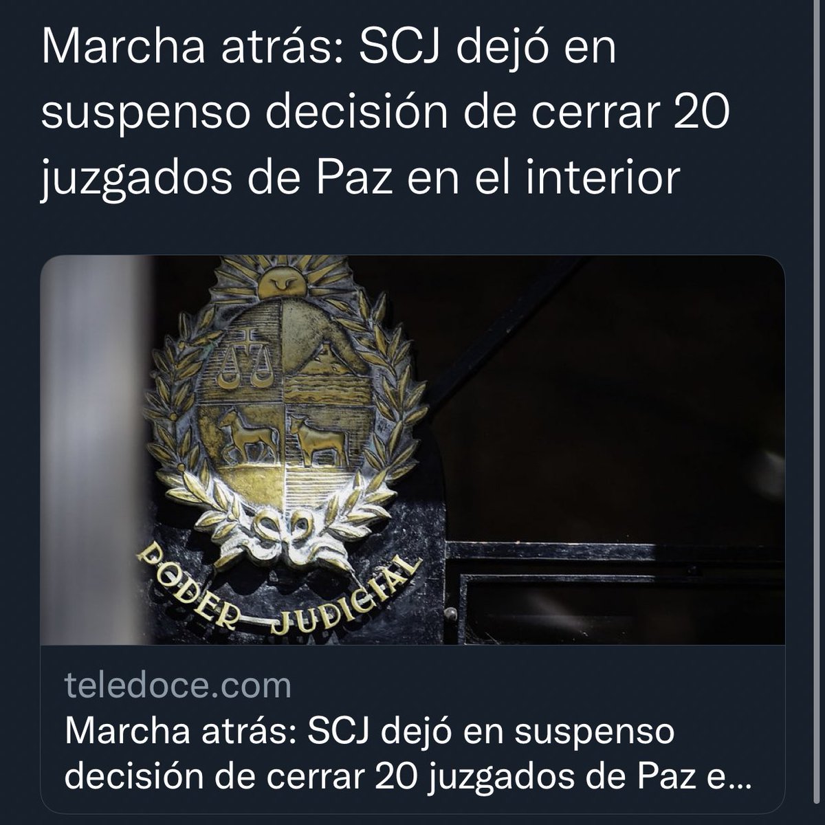 Buena Señal! SCJ escuchó al interior,  iniciativa de <a href="/sergiobotana/">Sergio Botana</a>. Un éxito! 5 Sedes judiciales continúan funcionando en Canelones.  <a href="/CarmenTort3000/">Carmen Tort González</a> <a href="/JZeballos96/">Jorge Zeballos Pereira</a> <a href="/Antonio76718657/">Antonio olivera</a>
