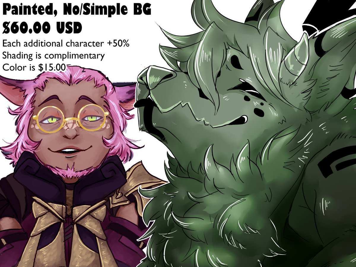 KiroTheAngel's tweet photo. My Commissions are Open!! :eyes:
Feel free to HMU
I'm not used to pricing so I hope these prices aren't too bad. NSFW is also available upon request! https://t.co/2LPRZQZXjH