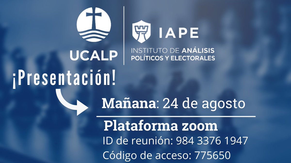 IapeUcalp's tweet photo. MAÑANA! La cuenta regresiva llega a su fin y vamos a encontrarnos (virtualmente) para contarte todo lo que tenemos preparado y todo lo que vamos hacer desde el #IAPE https://t.co/24Br4LekC6