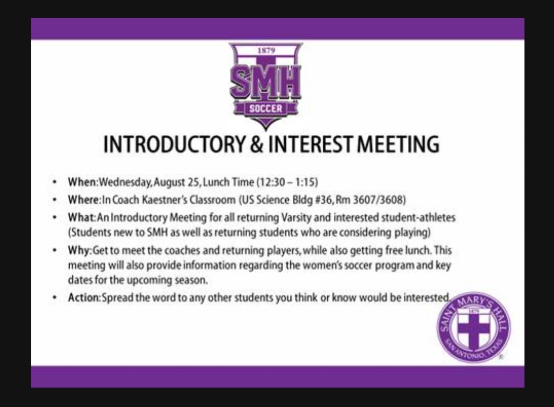 Saint Mary's Hall Women's Soccer tweet media