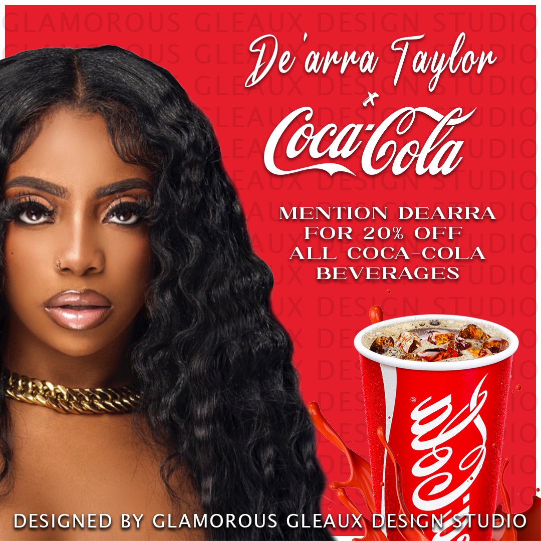 CiaraDeal's tweet image. Of course I used my fav @dearra for my #acedtheassignment challenge 😍❤️ @GlamorousGleaux @CocaCola  #Dearra #CocaCola #JuicyCrab