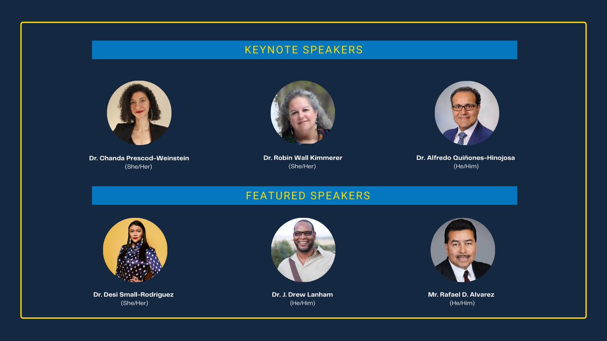 BIG #2021NDiSTEM ANNOUNCEMENT 🎇

Introducing the Keynote and Featured Speakers Lineup for the 2021 National Diversity in STEM (NDiSTEM) Digital Conference!

Learn more about our inspirational speakers here: sacnas.org/2021-ndistem-s…