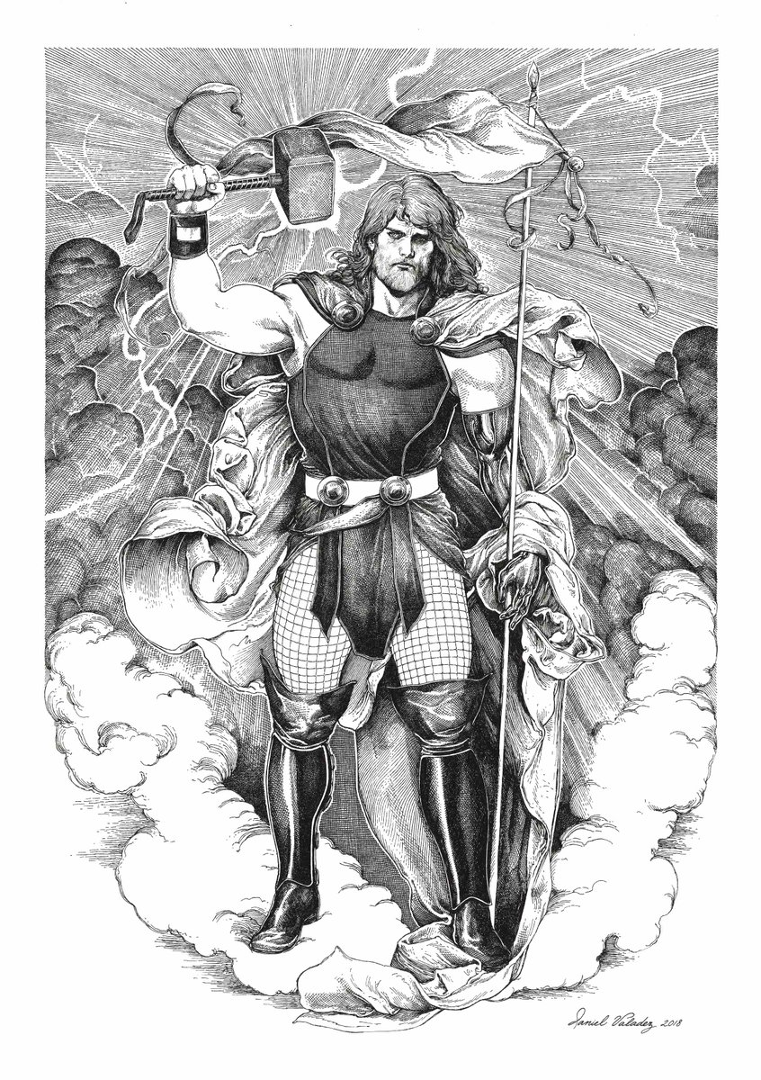 Thor - God of Thunder
Pencils and Ink on Paper
@Marvel #Marvel #Thor #Vintage https://t.co/eNnCpHJMwt