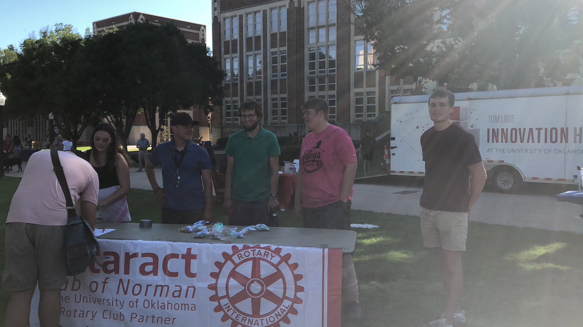 OU_Rotaract's tweet image. Join us at the involvement fair at the south oval. Come and hear all about us and the service opportunities available this semester !!!#OU #BoomerSooner