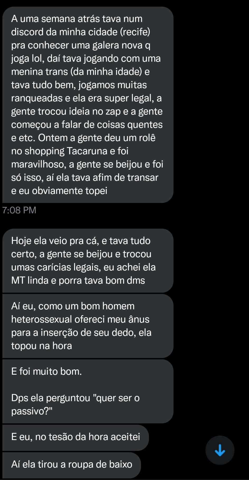 FIZ UM ENCONTRO NO DISCORD! (webnamoro) 