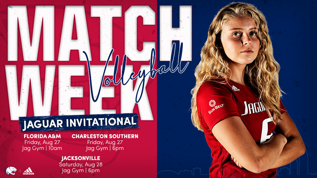 It's Match Week, #JagNation! 🏐 🏐 

We can't wait to see you all back in Jag Gym this weekend!