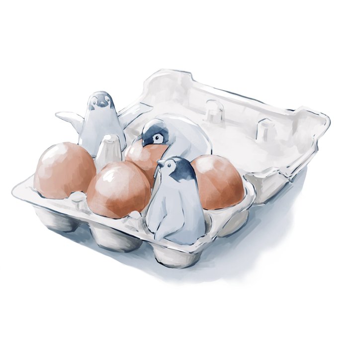 「penguin simple background」 illustration images(Popular)