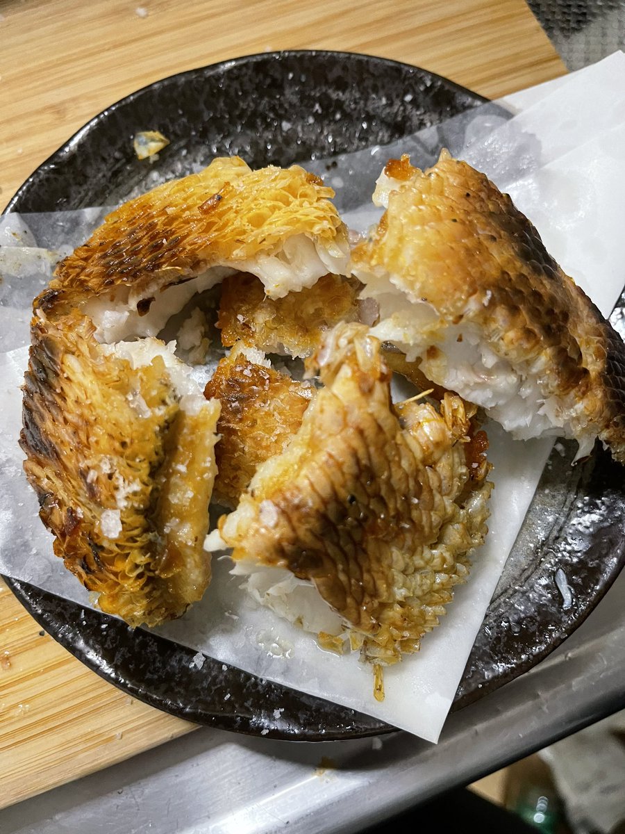 きっくー お家居酒屋 A Twitter 甘鯛の鱗焼き 能登のミネラルたっぷりのお塩と合わせていただきます 料理好きと繋がりたい 料理記録 創作料理 居酒屋レシピ 簡単レシピ Twitter家庭料理部 居酒屋メニュー Cooking Foodie