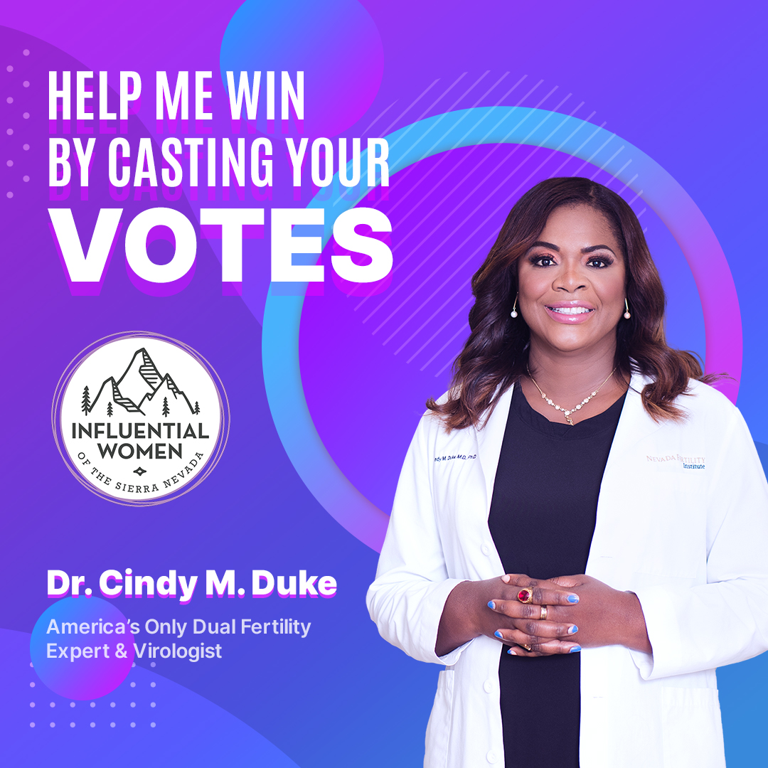 It's VOTING time! Help me win the Influential Women of the Sierra Nevada Awards! Vote at this link: ow.ly/WBf450FWhbW

#drcindymduke #caribbeanflowerinthedesert #girlpoweredsuccessandsurvival #womenleaders #influentialwomen #womeninbusiness #womenempowerwomen #Nevada