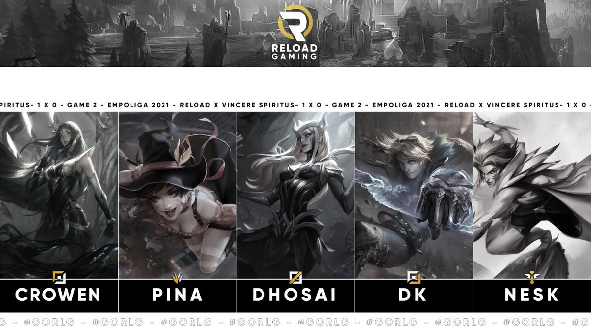 ReloadGamingLoL's tweet photo. Começou o segundo jogo tropa! https://t.co/vWUk1mBJav