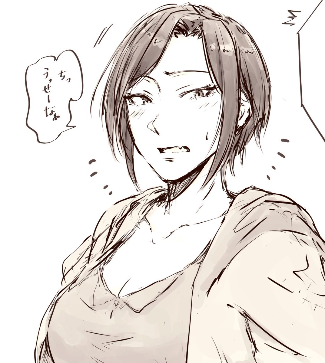 拓海のショートカット最高だからみんなも描いてくれよな!! 